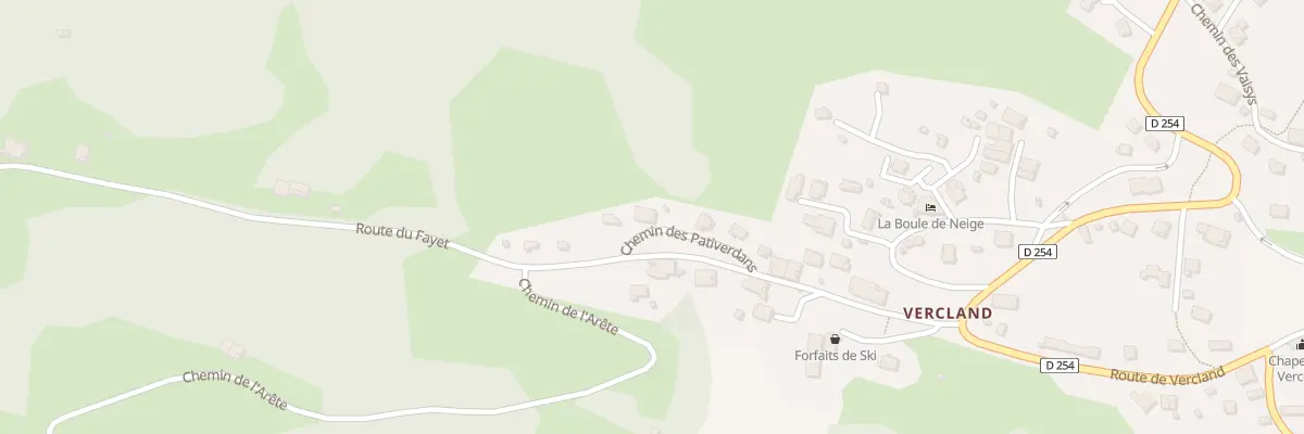 Plan du 102 Che des Pativerdans à Samoëns