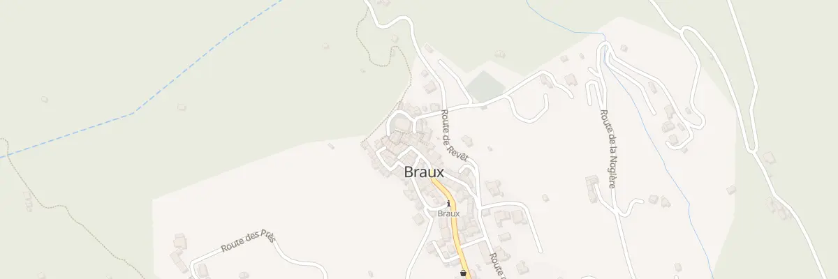 Plan du 7072 Le Village à Braux