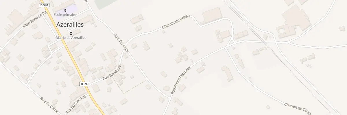 Plan du 19 Rue André Petronin à Azerailles