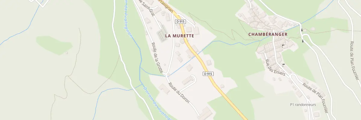 Plan du 115 Rte du Doron à Planay