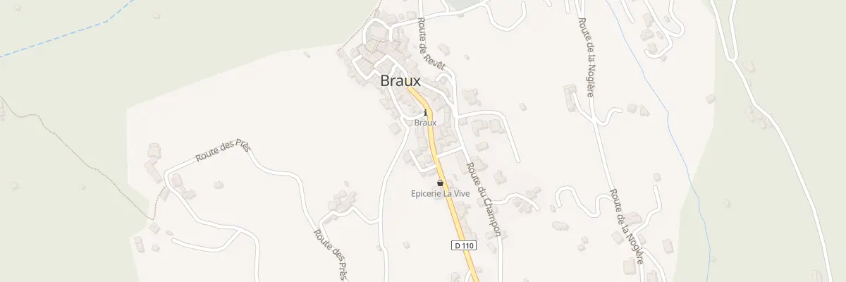 Plan du 5131 Le Village à Braux