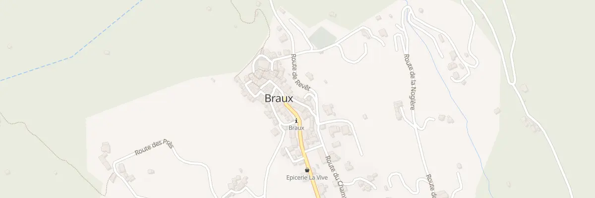 Plan du 5076 Le Village à Braux