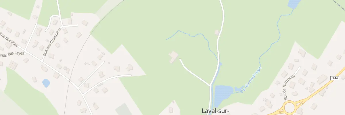Plan du 171 Che de Grandrupt à Laval-sur-Vologne