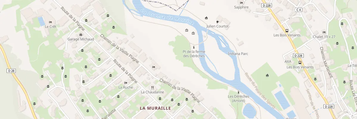 Plan du 724 Che de la Vieille Plagne à Morzine