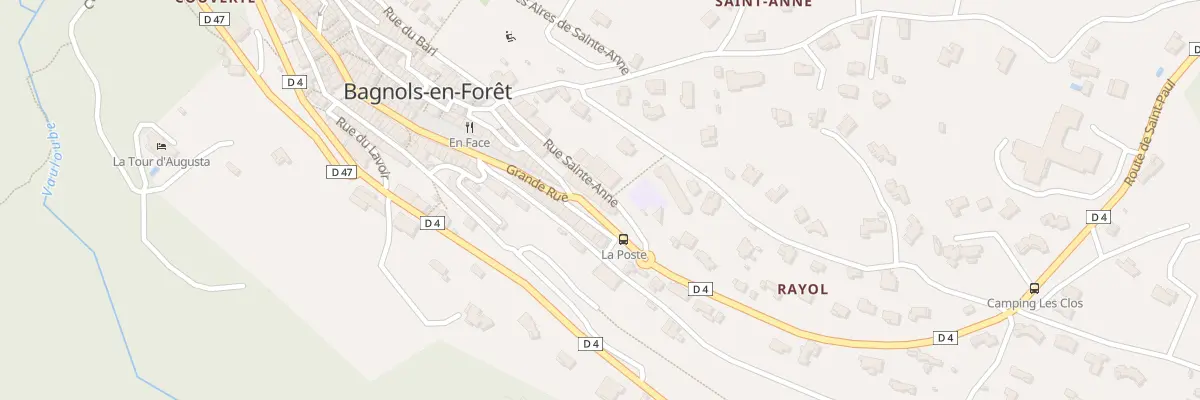 Plan du 51 Rue Sainte Anne à Bagnols-en-Forêt
