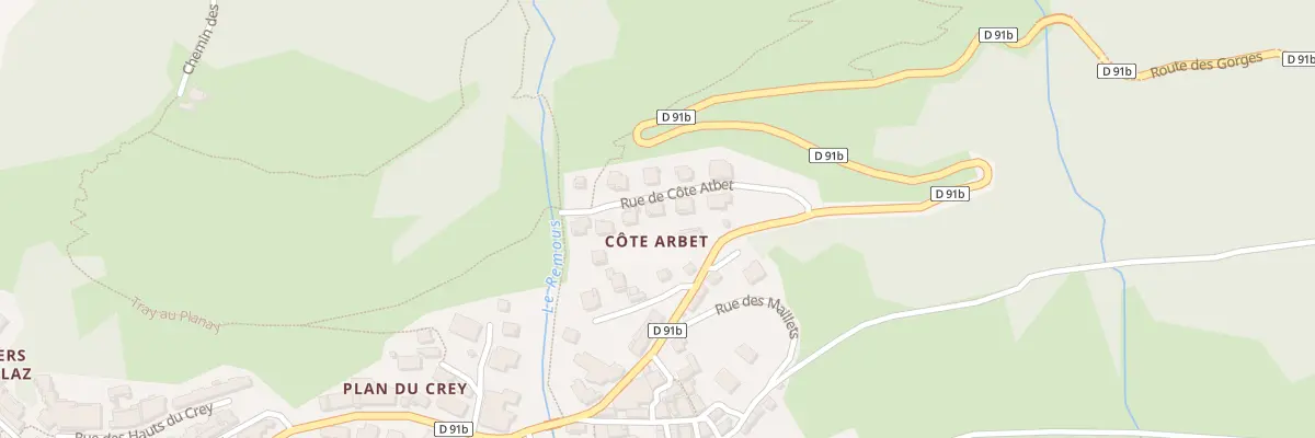 Plan du 5354 Cote Arbet à Champagny-en-Vanoise