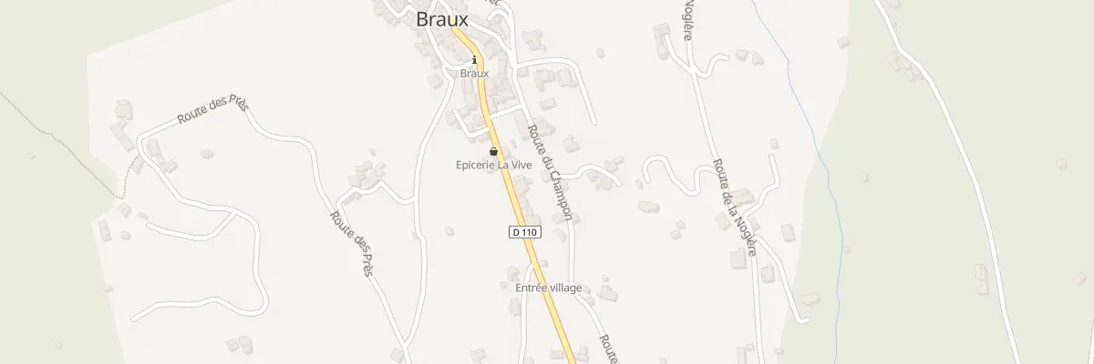 Plan du 5137 Le Village à Braux