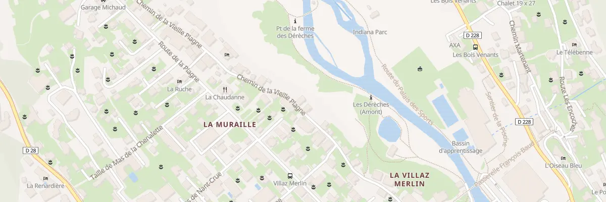 Plan du 588 Che de la Vieille Plagne à Morzine