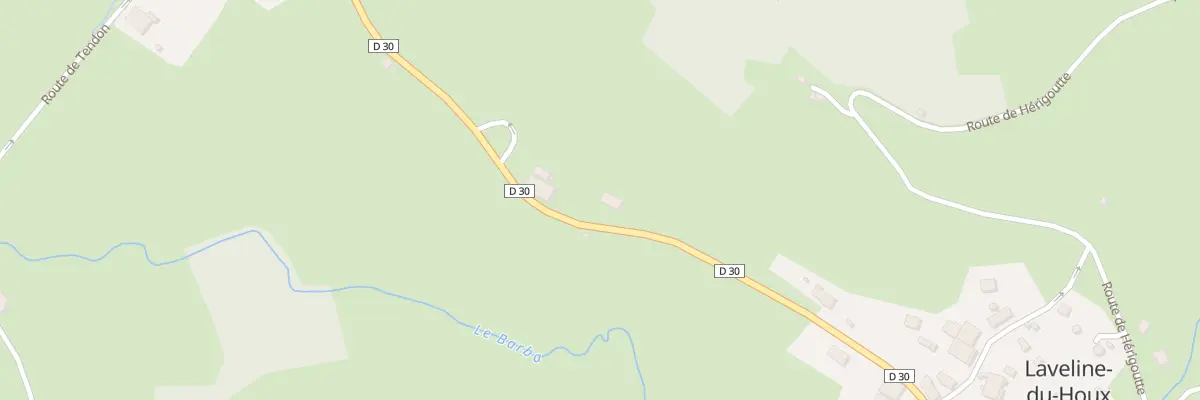 Plan du 5 Rte de Laveline à Laveline-du-Houx