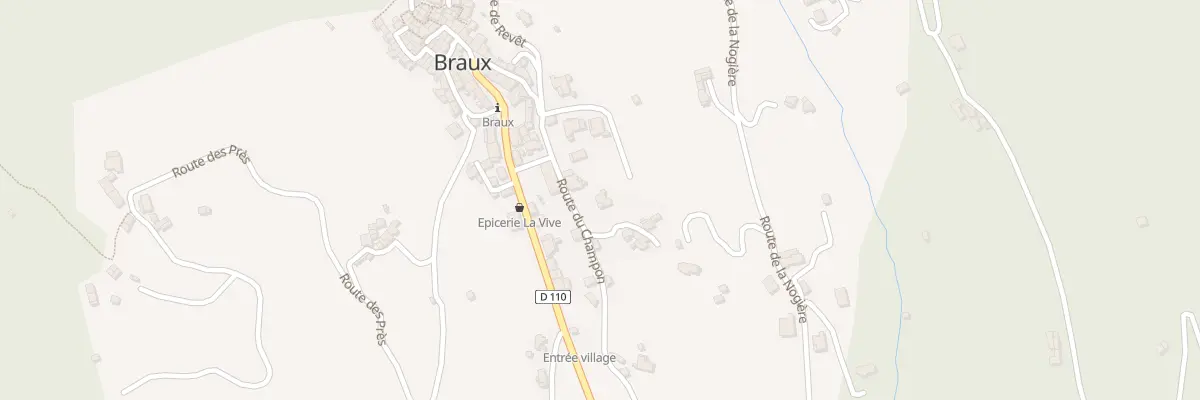 Plan du 5009B Les Clapieres à Braux