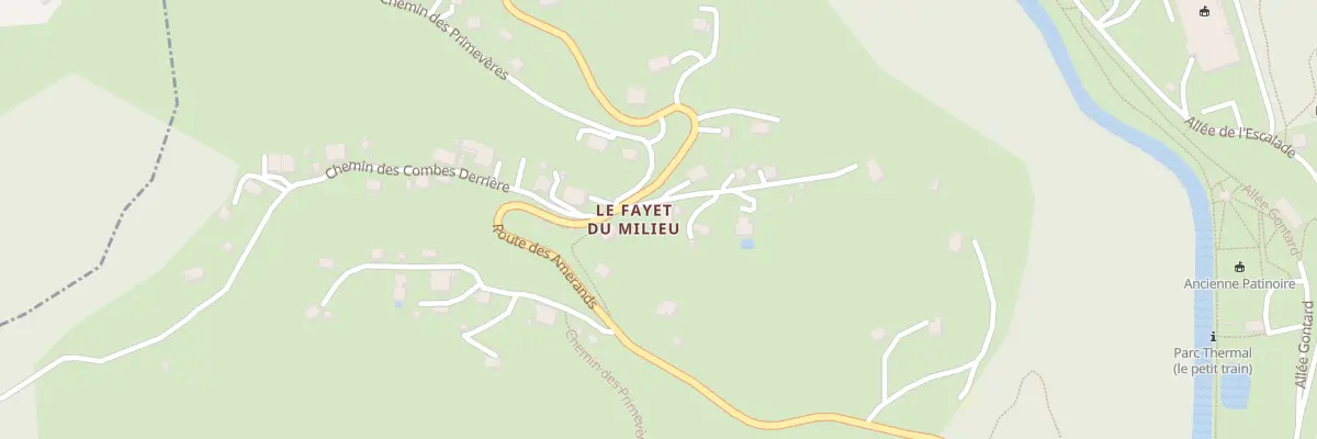 Plan du 38 Imp Taborin à Saint-Gervais-les-Bains