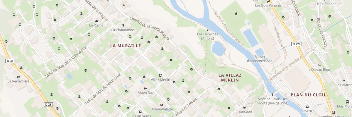 Plan du 513 Che de la Vieille Plagne à Morzine