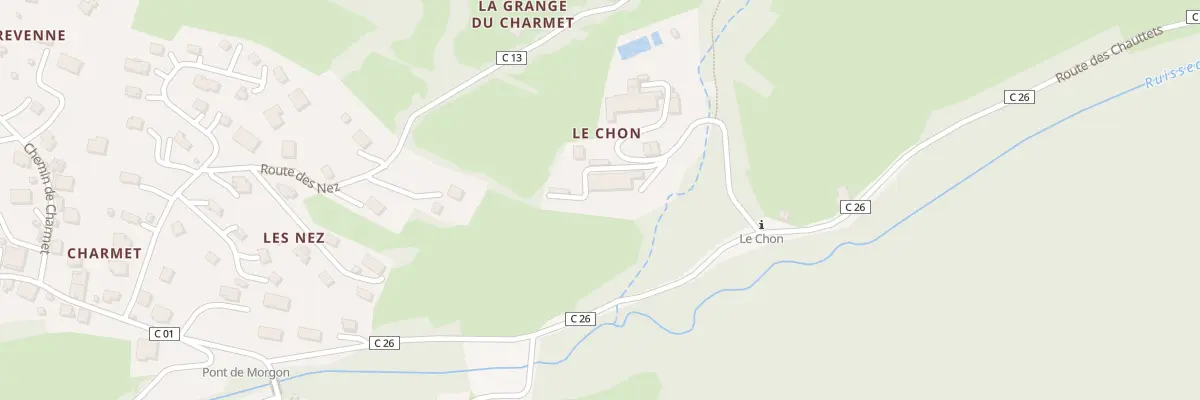 Plan du 577 Rte des Chauttets à Bernex