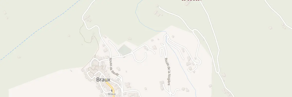 Plan du 7895 Les Clapieres à Braux