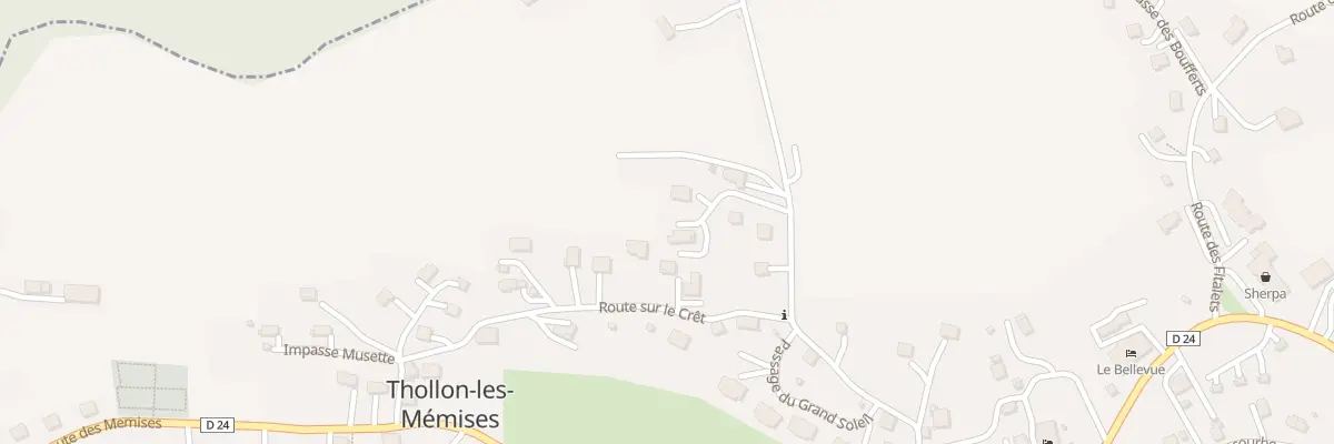 Plan du 5711 Sous Lachaux à Thollon-les-Mémises