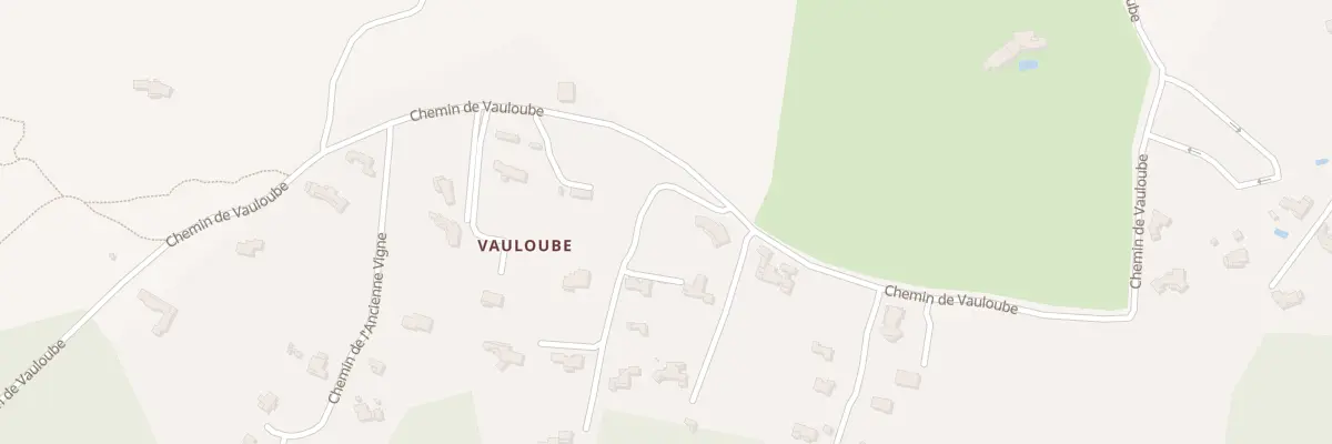 Plan de Che de Vauloube à Bagnols-en-Forêt
