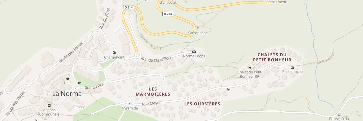 Plan du 5389 Res Le Grand Vallon à Villarodin-Bourget