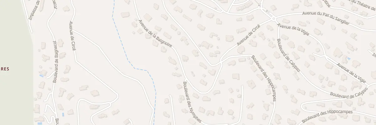 Plan du 38 Av de la Baignoire à Roquebrune-sur-Argens
