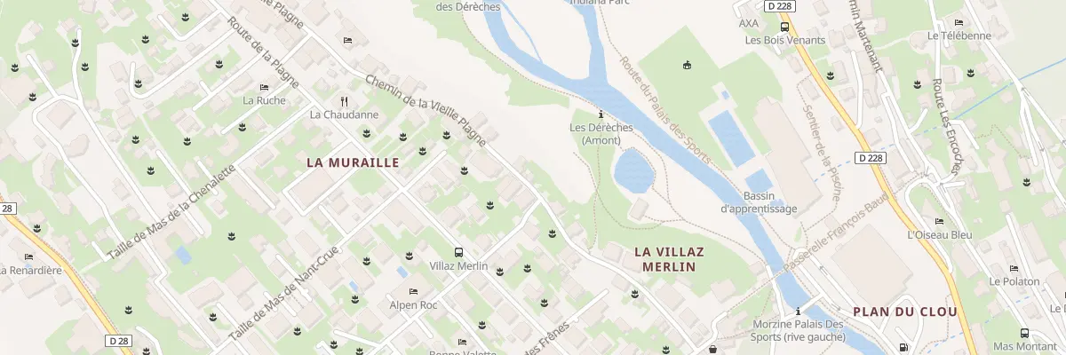 Plan du 510 Che de la Vieille Plagne à Morzine