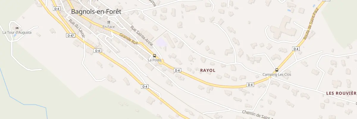 Plan du 100 Rue de la Pompe à Bagnols-en-Forêt