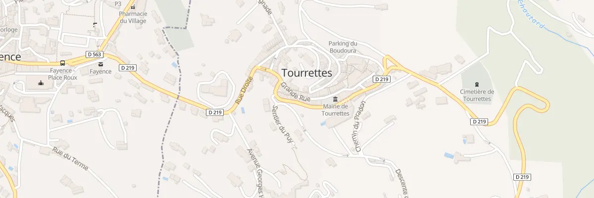 Plan du 5451 Grande Rue à Tourrettes