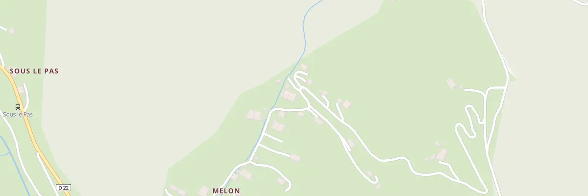 Plan du 369 Rte de Melon à Abondance