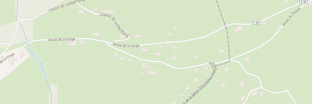 Plan du 27 Rte de la Forge à Cleurie