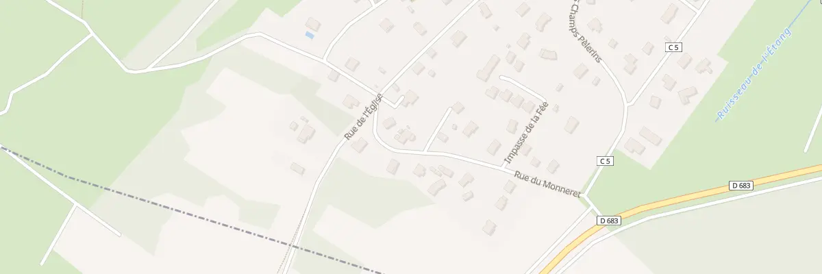 Plan du 3 Rue du Monneret à Trémoins