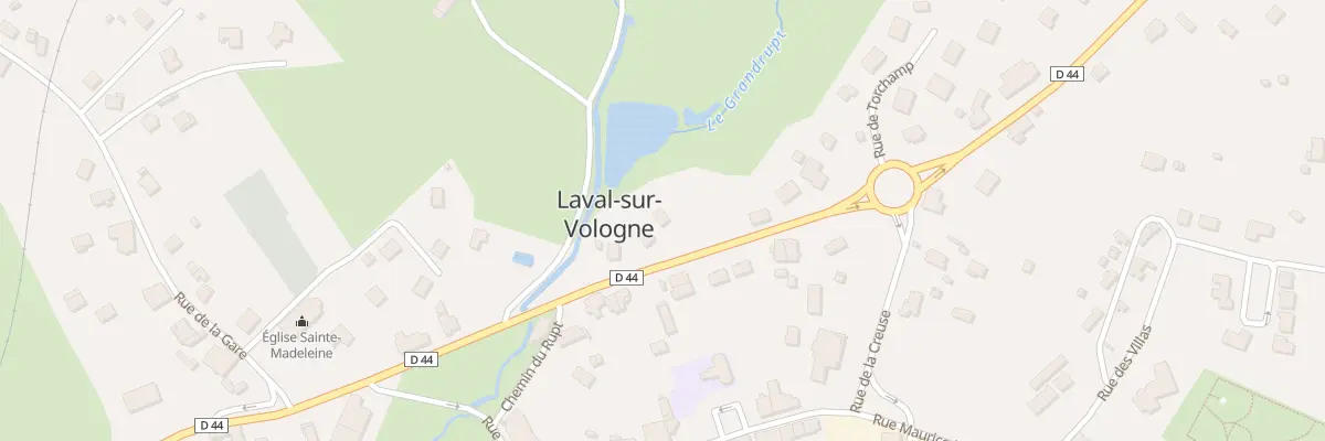 Plan du 168 Rue de la Vologne à Laval-sur-Vologne
