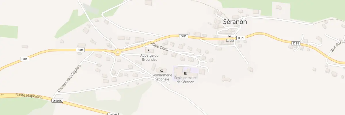 Plan du 76 All Chiris à Séranon