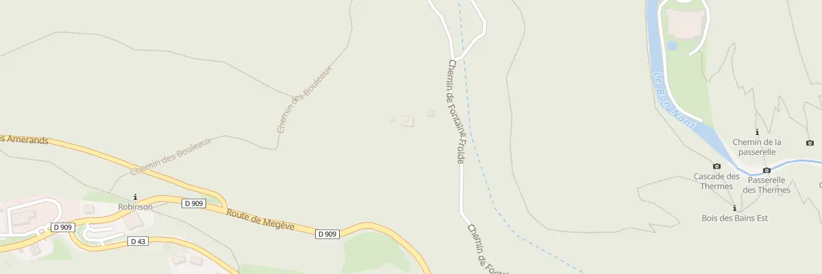 Plan du 745 Che de Fontaine Froide à Saint-Gervais-les-Bains
