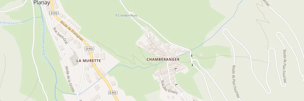Plan du 15 Rue des tavaillons à Planay