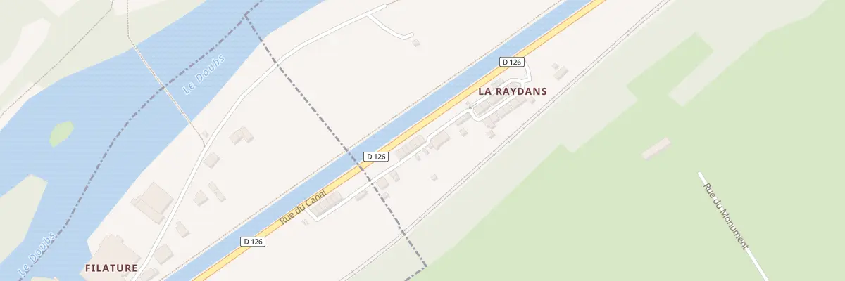 Plan du 15 La Raydans à Étouvans