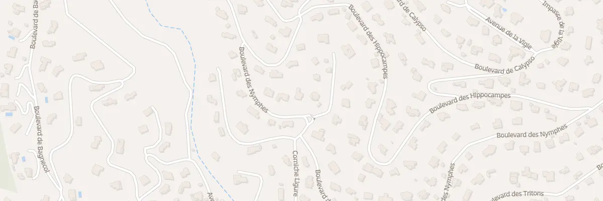 Plan du 950 Bd des Nymphes à Roquebrune-sur-Argens