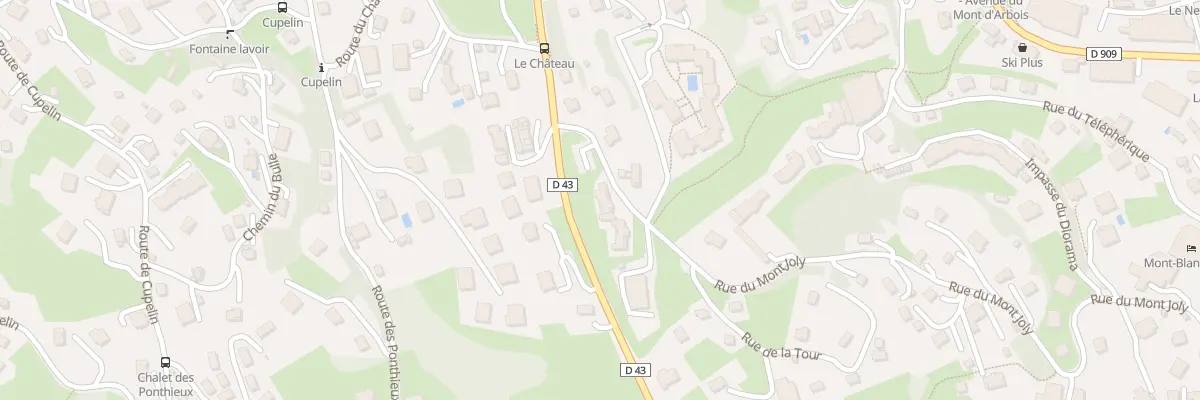Plan du 1031 Rue du Mont Joly à Saint-Gervais-les-Bains