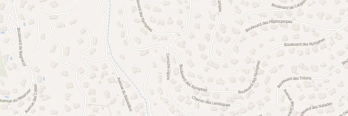 Plan du 879 Bd des Nymphes à Roquebrune-sur-Argens