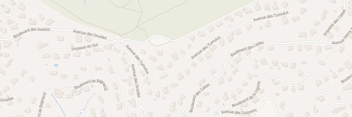 Plan du 289 Av des Tumulus à Roquebrune-sur-Argens