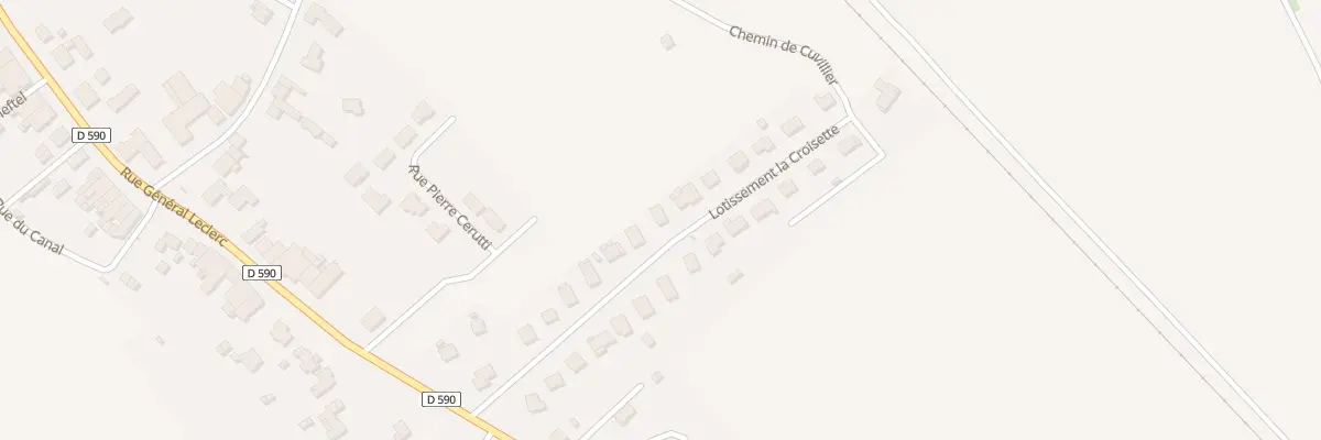 Plan du 19 Lot La Croisette à Azerailles