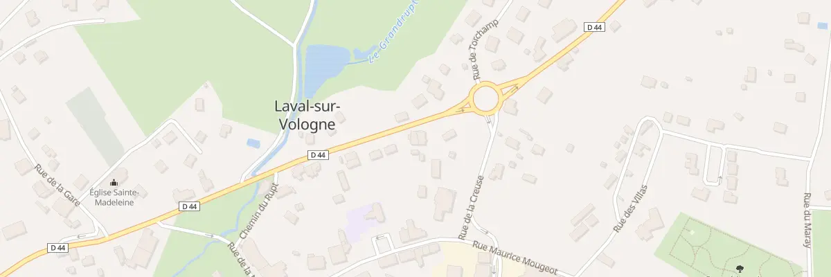 Plan du 103 Rue de la Vologne à Laval-sur-Vologne