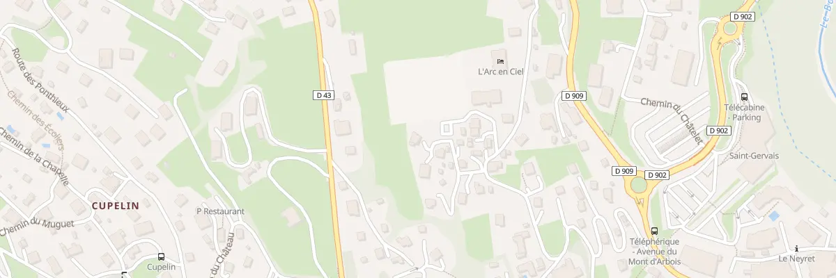 Plan du 70 Imp des Érables à Saint-Gervais-les-Bains