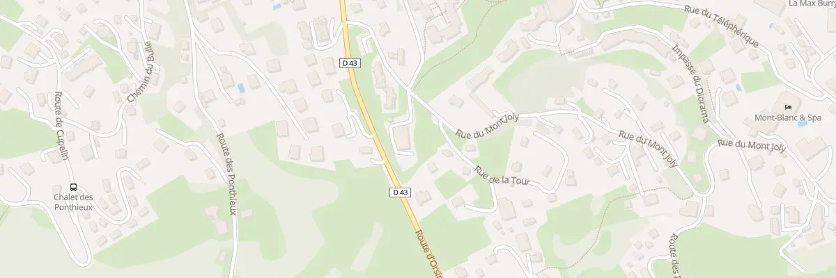 Plan du 995 Rue du Mont Joly à Saint-Gervais-les-Bains