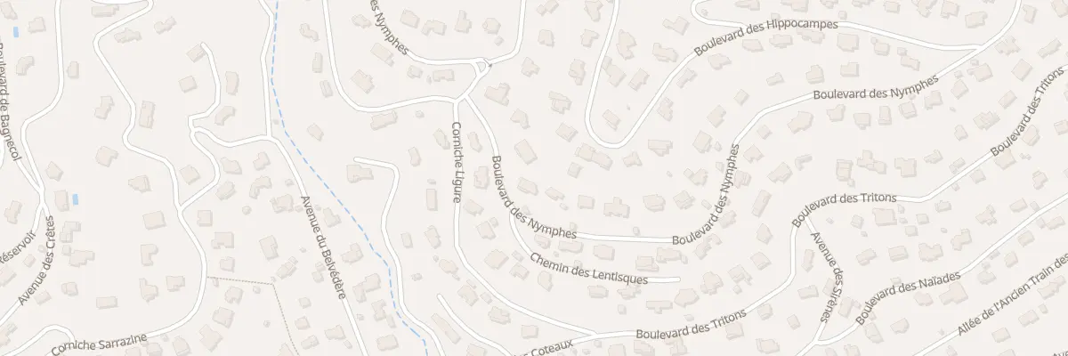 Plan du 752 Bd des Nymphes à Roquebrune-sur-Argens