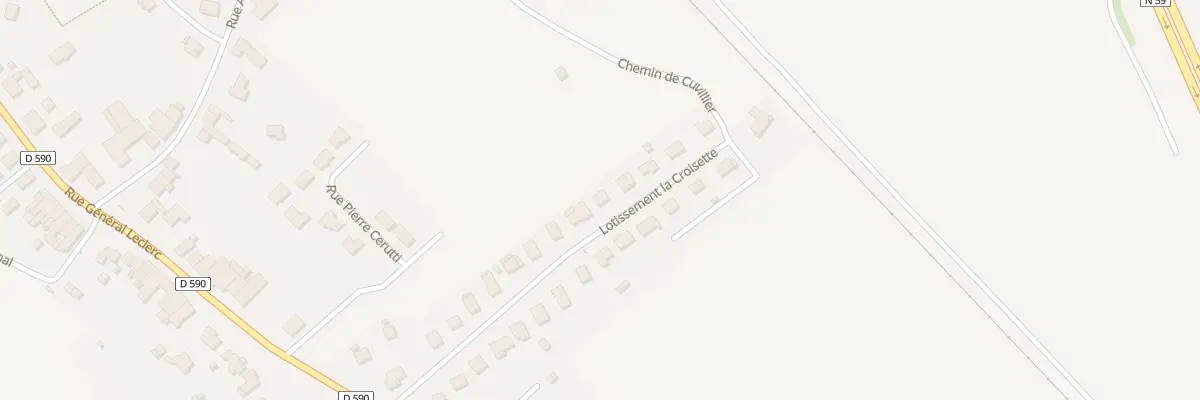 Plan du 23 Lot La Croisette à Azerailles