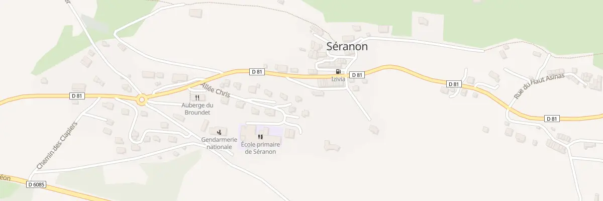 Plan du 175 All Chiris à Séranon