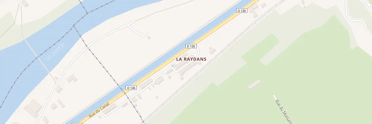 Plan du 37 La Raydans à Étouvans