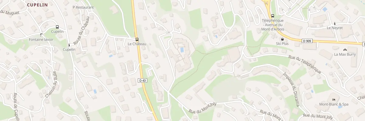 Plan du 286 Clos des Gerets à Saint-Gervais-les-Bains