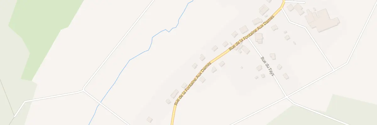 Plan du 20 Rue de la Fontaine aux Dames à Coisevaux