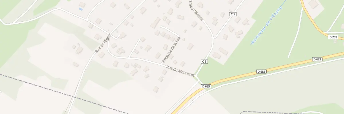 Plan du 17 Rue du Monneret à Trémoins