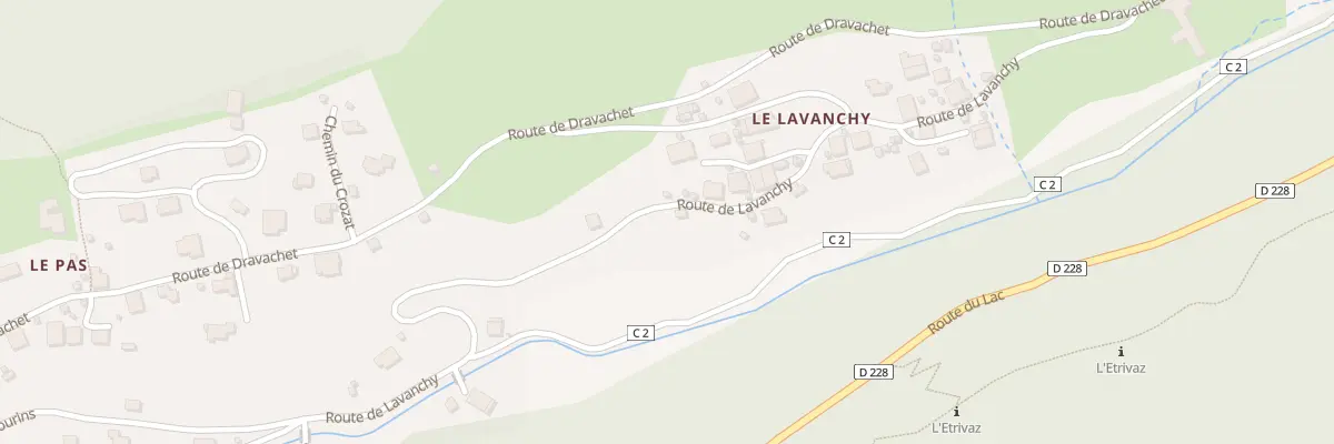 Plan du 466 Rte du Lavanchy à Montriond