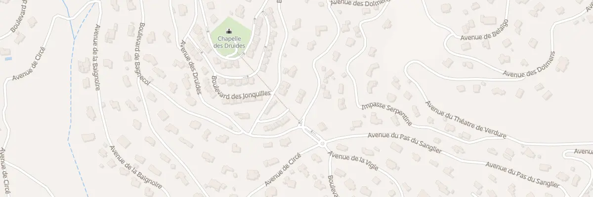 Plan du 1388 Av des Dolmens à Roquebrune-sur-Argens